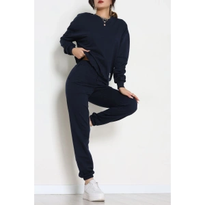 Armalı Eşofman Takımı Lacivert - 20087.1857.