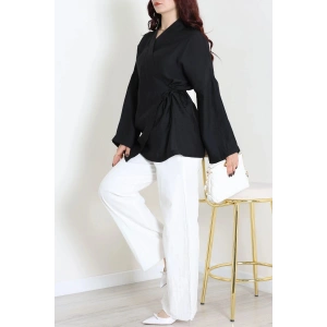 Bağlamalı Kimono Siyah - 8091.1437.