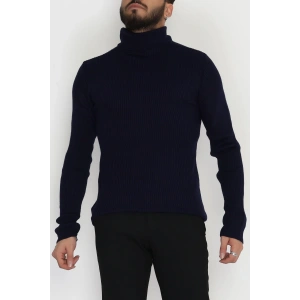 Balıkçı Yaka Erkek Triko Lacivert - 70781.1766.