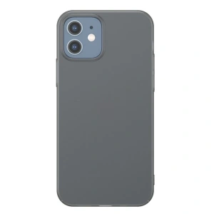 Baseus İPhone 12 Mini 5.4 Comfort İnce Şeffaf Kılıf Matte PP Kılıf-(1903)