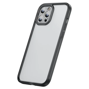 Baseus iPhone 12 Pro 6.1 Kamera Lens Koruyuculu Frame Kılıf-(1903)