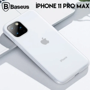 Baseus Jelly Liquid Silica Gel iPhone 11 Pro Max 6.5 Kılıf Şeffaf Sıvı Silikon Kılıf-(1903)