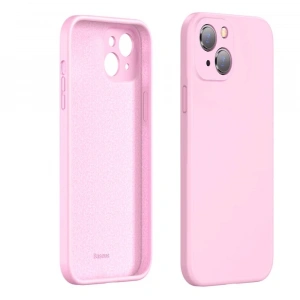 Baseus Liquid iPhone 13 6.1 Kılıf Kamera Korumalı İçi Kadife Silikon Kılıf-(1903)