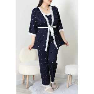 Battal 3Lü Pijama Set Lacikalp - 163.1287.