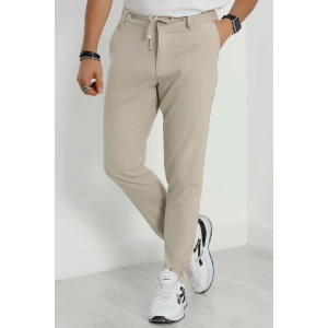 Beli Lastikli Bezayağı Erkek Pantolon  Bej - 42515.2091.
