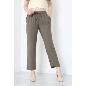 Beli Lastikli Tensel Pantolon Haki - 7804.1437.