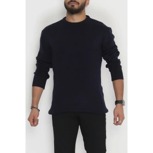 Bisiklet Yaka Erkek Triko Lacivert - 70780.1766.