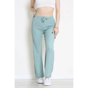 Bubble Kumaş Lastikli Pantolon Mint - 71236.107.