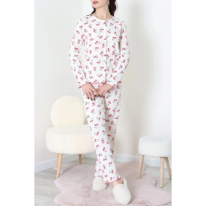 Bürümcük Pijama Takımı Krem - 123.1287.