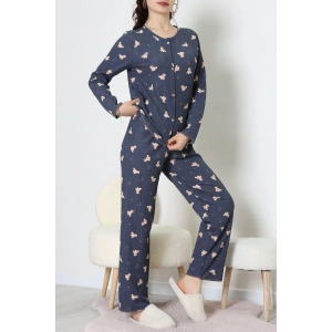 Bürümcük Pijama Takımı Lacivert - 123.1287.