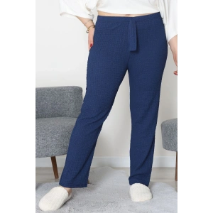 Büyük Beden Bubble Alt Lacivert - 52124.1567.