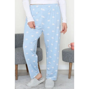 Büyük Beden Milan Pijama Altı Mavi - 52123.1567.