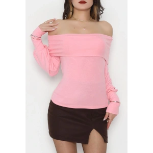 Buzzy Madonna Yaka Bluz Pembe - 1003.2119.