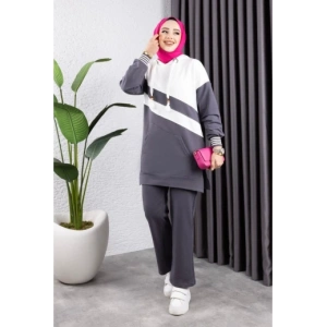 Çapraz Garnili Ribanalı Spor Takım ANTRASİT EKRU