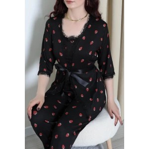 Cares 3Lü Pijama Takımı Siyahçilek - 162.1287.