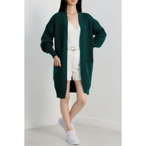 Cep Detaylı Triko Hırka Nefti - 436.1577.