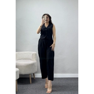 Çilek Yelekli Takım Siyah - 031.2153.