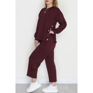 Çıt Çıtlı İkili Takım Mürdüm - 4128.1247.