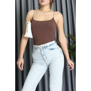 Çıtçıtlı Bodysuit Kahve - 71767.444.