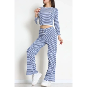 Çizgili Kaşkorse İkili Takım Lacibeyaz - 55033.1567.
