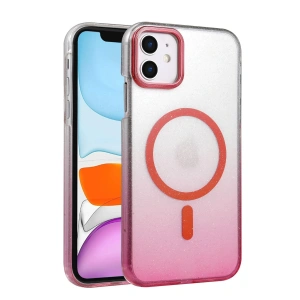 CPT05 Apple iPhone 11 Glossy Magsafe Kapak - Pembe