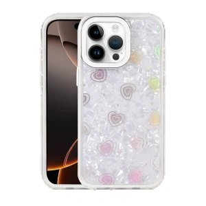 CPT05 Apple iPhone 14 Pro Max Lumi Desenli Kapak - Beyaz