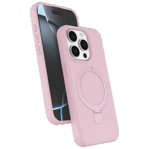 CPT05 Apple iPhone 14 Pro Max Regal Magsafe Standlı Kapak - Açık Pembe