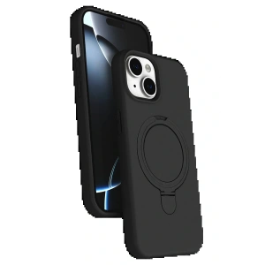 CPT05 Apple iPhone 14 Regal Magsafe Standlı Kapak - Siyah