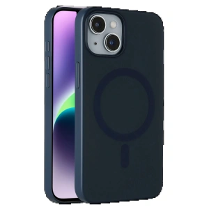 CPT05 Apple iPhone 14 Tuna PC Slim Magsafe Kapak - Lacivert