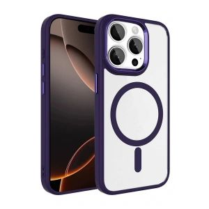 CPT05 Apple iPhone 15 Pro Max Terea Magsafe Kapak - Derin Mor