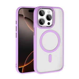 CPT05 Apple iPhone 15 Pro Max Terea Magsafe Kapak - Lila