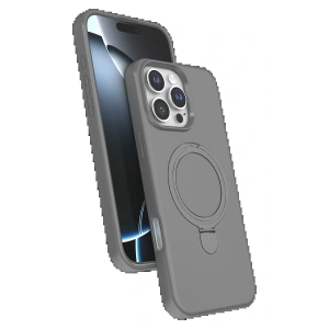 CPT05 Apple iPhone 16 Pro Regal Magsafe Standlı Kapak - Titan Gri