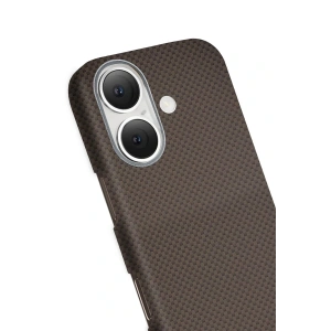 CPT05 Apple iPhone 16 Volt Magsafe Kapak - Kahverengi