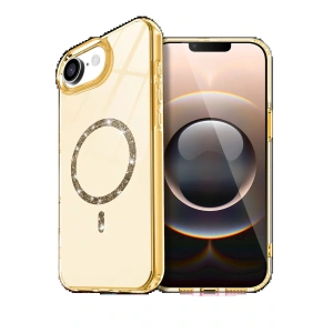 CPT05 Apple iPhone 16E Live Diamond Magsafe Kapak - Sarı