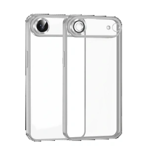 CPT05 Apple iPhone 17 Air Lensli Silikon - Gümüş