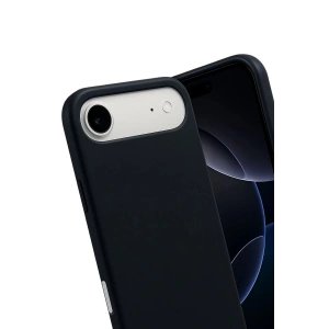 CPT05 Apple iPhone 17 Air Nano içi Kadife Silikon - Siyah