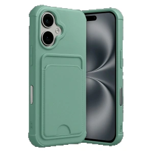 CPT05 Apple iPhone 17 Kelvin Kartvizitli Silikon - Açık Yeşil