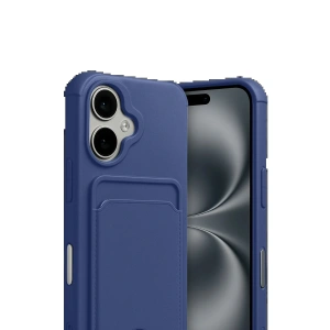 CPT05 Apple iPhone 17 Kelvin Kartvizitli Silikon - Lacivert