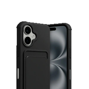 CPT05 Apple iPhone 17 Kelvin Kartvizitli Silikon - Siyah