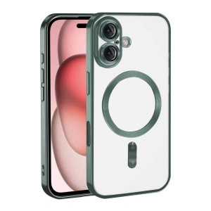 CPT05 Apple iPhone 17 Kross Magneticsafe Kapak - Koyu Yeşil