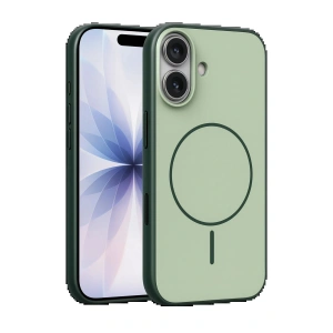 CPT05 Apple iPhone 17 Neva Magsafe Kapak - Koyu Yeşil