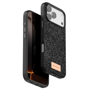 CPT05 Apple iPhone 17 Pro Bright Simli Kapak - Siyah