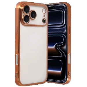 CPT05 Apple iPhone 17 Pro Lensli Silikon - Turuncu