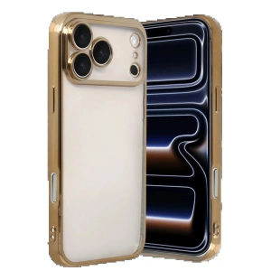 CPT05 Apple iPhone 17 Pro Max Lensli Silikon - Gold