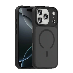 CPT05 Apple iPhone 17 Pro Max Megane Magsafe Kapak - Siyah