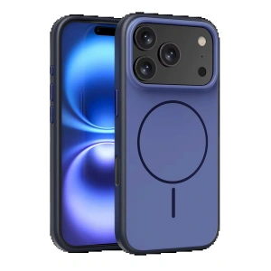 CPT05 Apple iPhone 17 Pro Max Neva Magsafe Kapak - Lacivert
