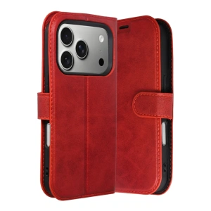 CPT05 Apple iPhone 17 Pro Max Trend S Plus Kapaklı Kılıf - Kırmızı