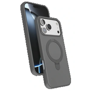 CPT05 Apple iPhone 17 Pro Regal Magsafe Standlı Kapak - Titan Gri