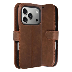 CPT05 Apple iPhone 17 Pro Trend S Plus Kapaklı Kılıf - Taba