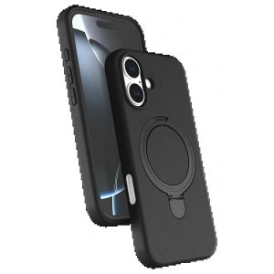 CPT05 Apple iPhone 17 Regal Magsafe Standlı Kapak - Siyah
